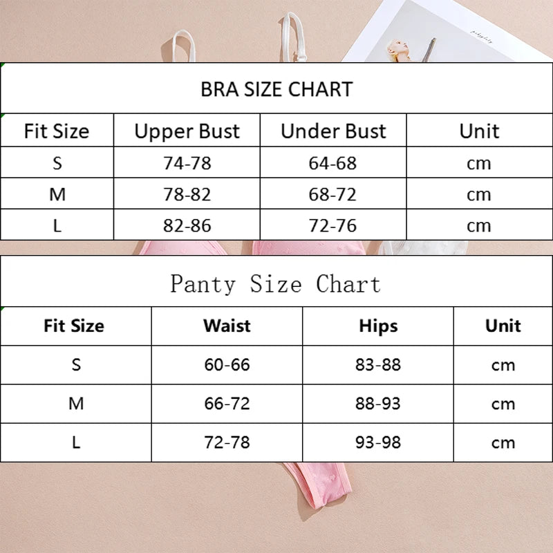2Pcs/Set New Sexy Lace Lingerie Set Women'S Underwear Transparent Bra Party Sets Lace Lingerie Bra Set Underwear Set S-L