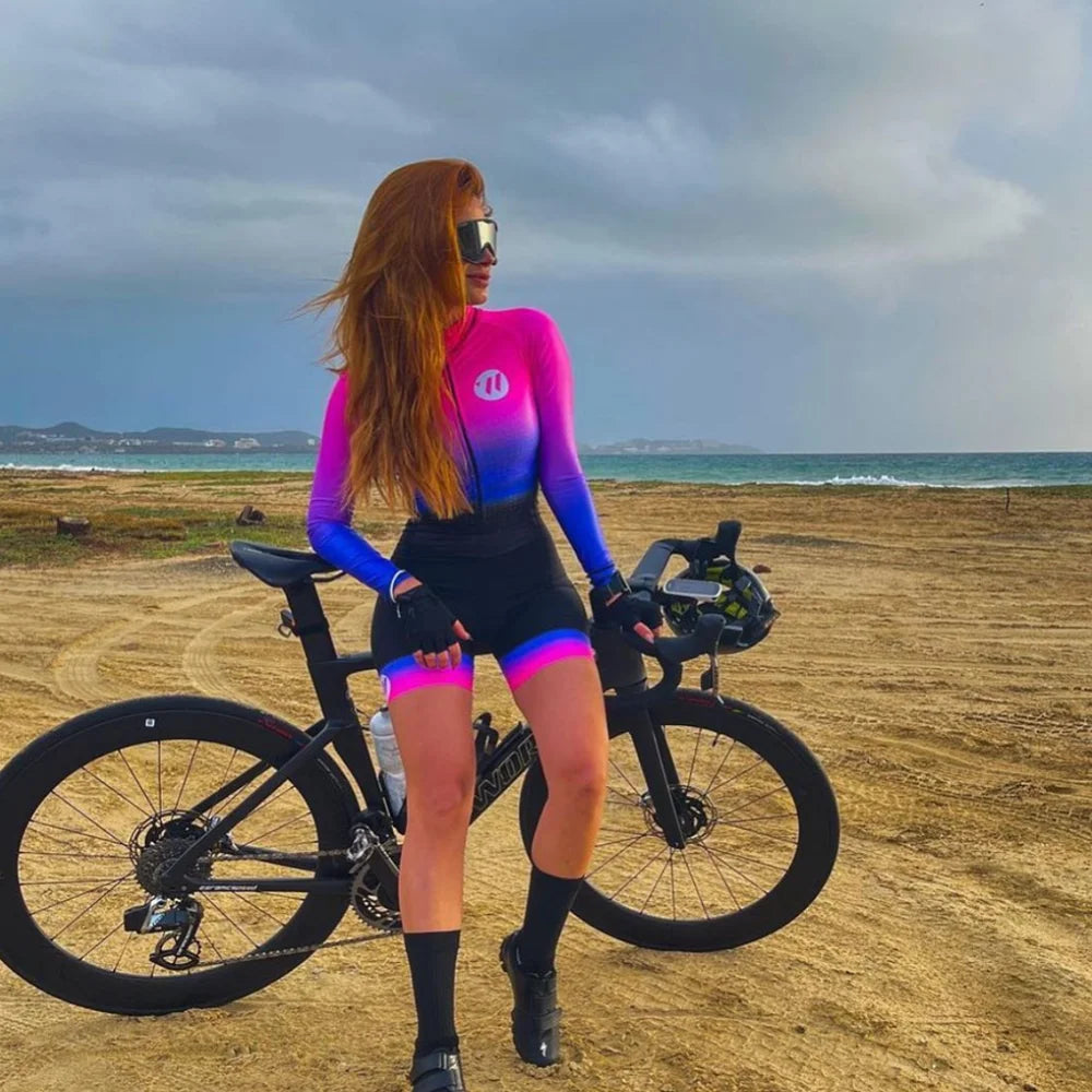 Vvsportsdesigns 2023 Summer Pro Team Cycling Skinsuit Women Racing Suit Triathlon Suit Roupa Ciclismo Bicycle Clothing Bodysuit