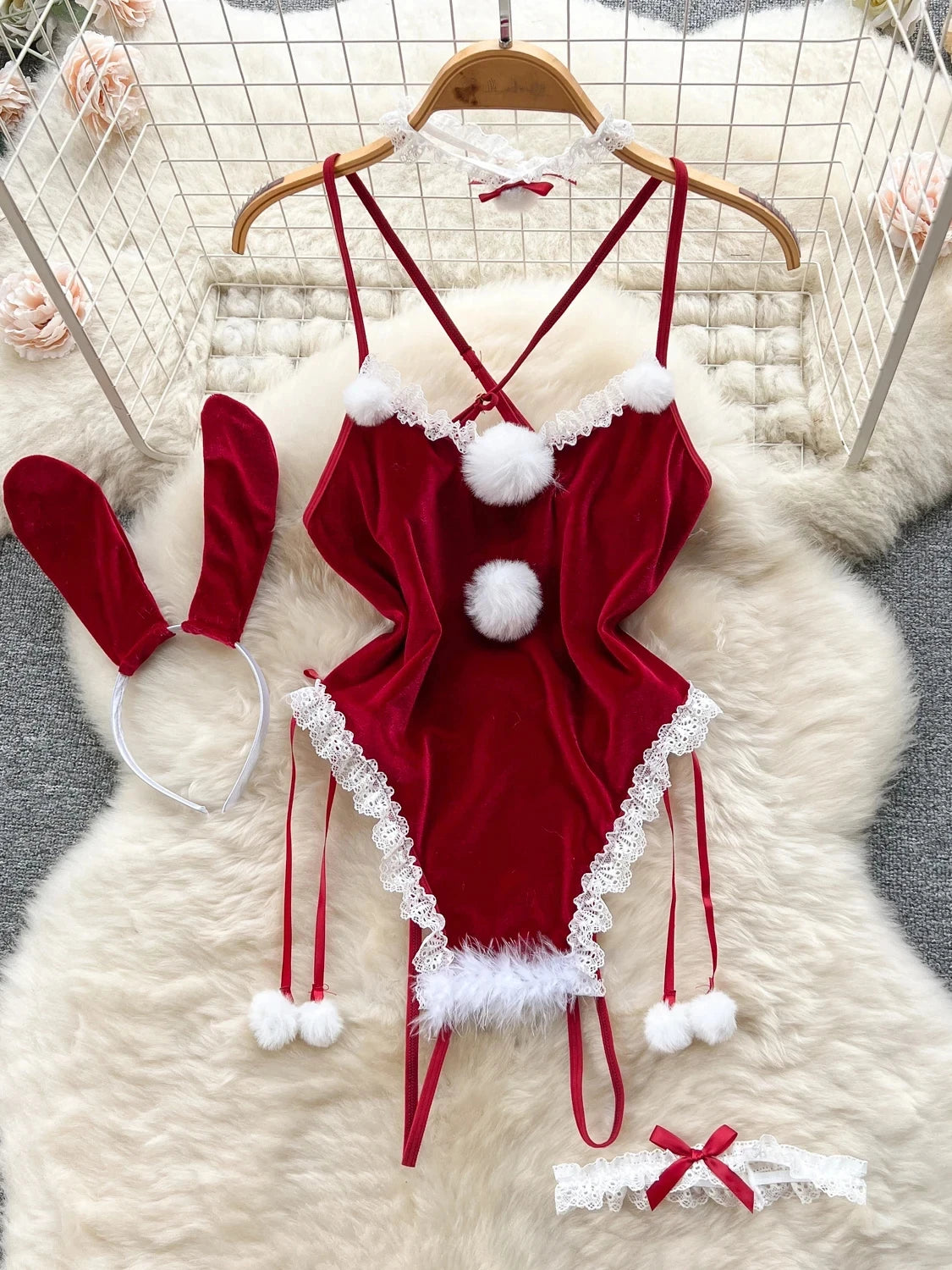 Women'S Bras Women'S Underwear Sets Sexy Lingerie Outfit Bra and Panty Set Woman Clothes Attractive Chest Suspenders below Sex
