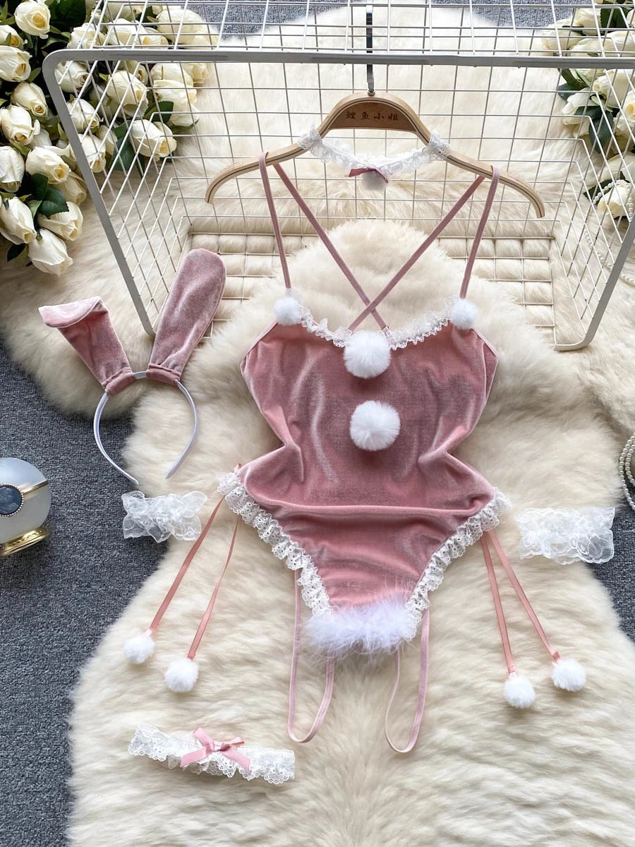 Women'S Bras Women'S Underwear Sets Sexy Lingerie Outfit Bra and Panty Set Woman Clothes Attractive Chest Suspenders below Sex