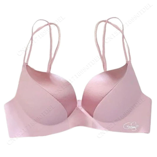 Seamless Sexy Lingerie Deep V 3/4 Cup Push up Women Bra Comfortable Breathable Underwear Wireless Female Bralette Intimates