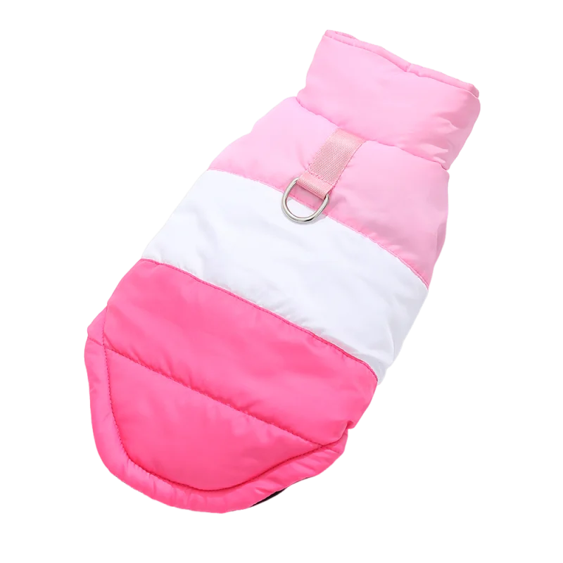 Dog Clothes Autumn Winter Warm Pet Coat Waterproof Puppy Jacket with D-Ring Chihuahua Yorkshire Pug Vest for Dogs Cats Costumes