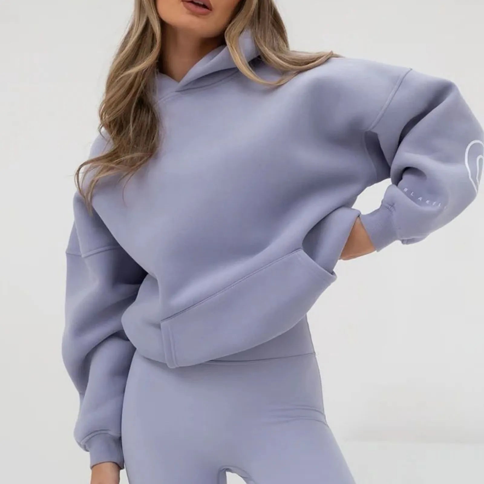 Classic Solid Color Simple Lazy Style Basic Hoodies for Men and Women Letter Printed Soft Sports Pullover Sweatshirt
