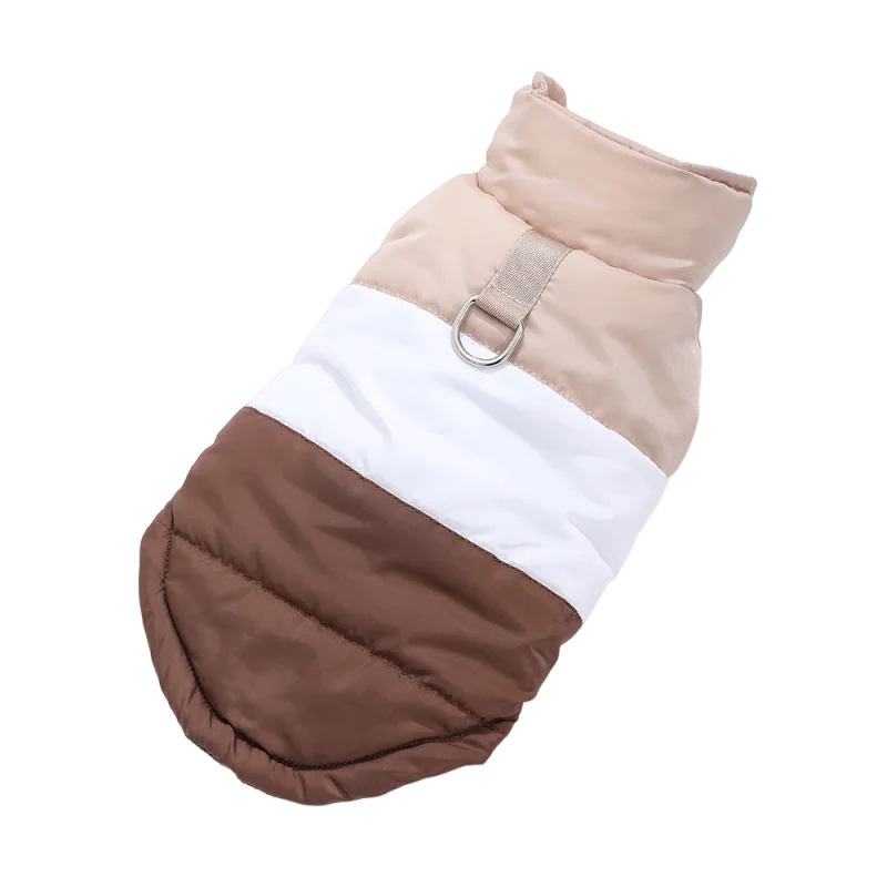 Dog Clothes Autumn Winter Warm Pet Coat Waterproof Puppy Jacket with D-Ring Chihuahua Yorkshire Pug Vest for Dogs Cats Costumes