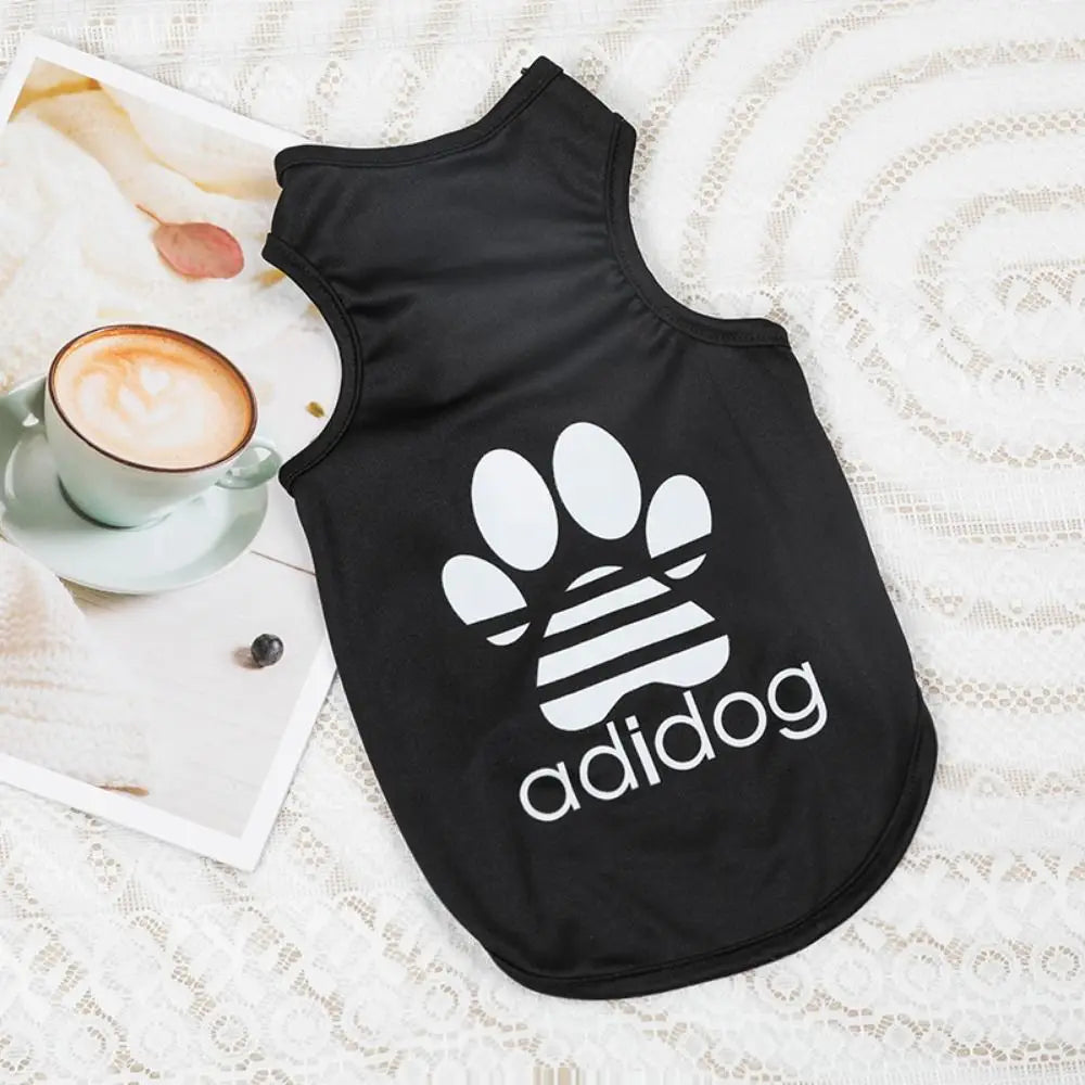 Cat Costume Breathable Dog Tank Top Cool Polyester Dog Thin Vest Dog Sports Vest Soft Pet Basketball Vest Spring