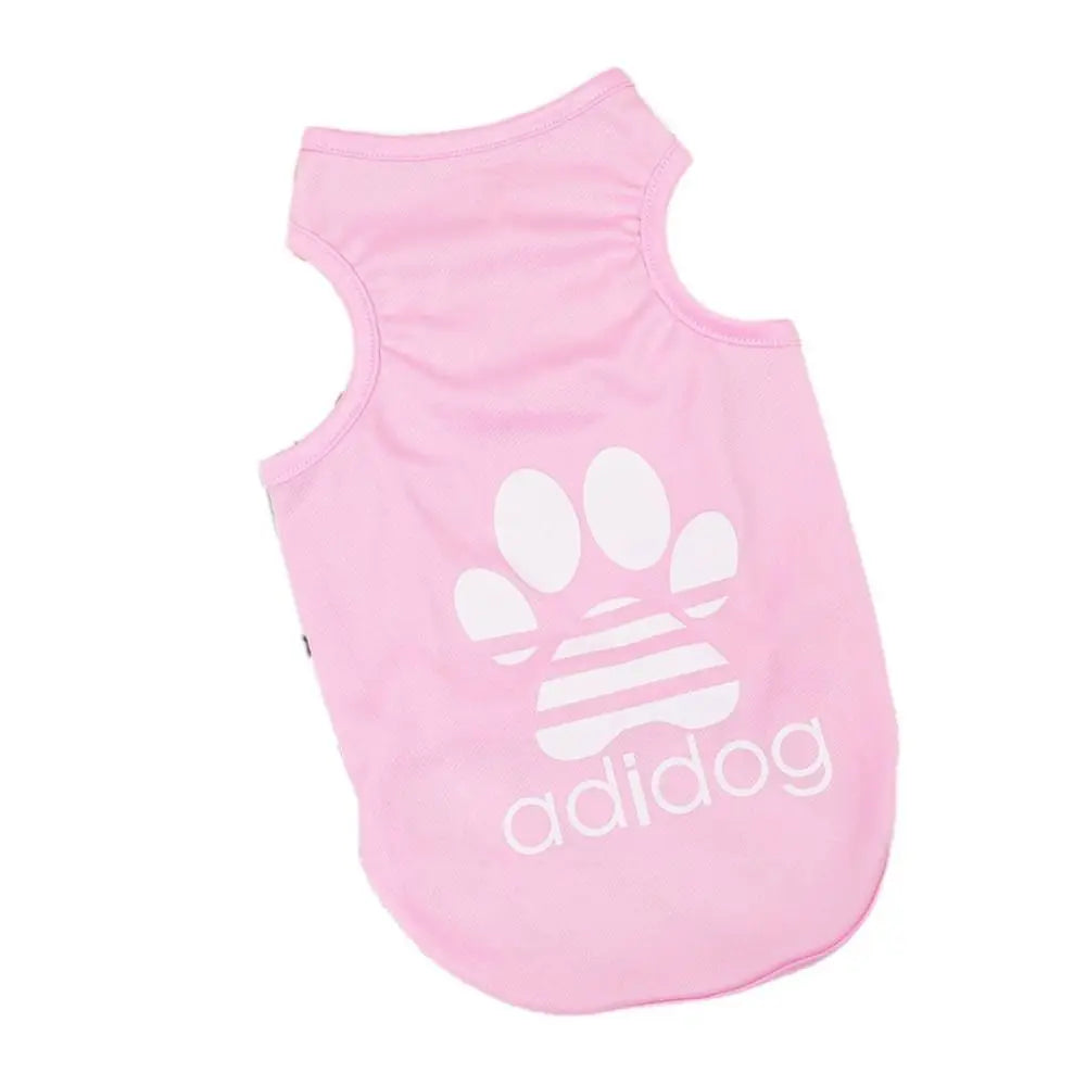 Cat Costume Breathable Dog Tank Top Cool Polyester Dog Thin Vest Dog Sports Vest Soft Pet Basketball Vest Spring